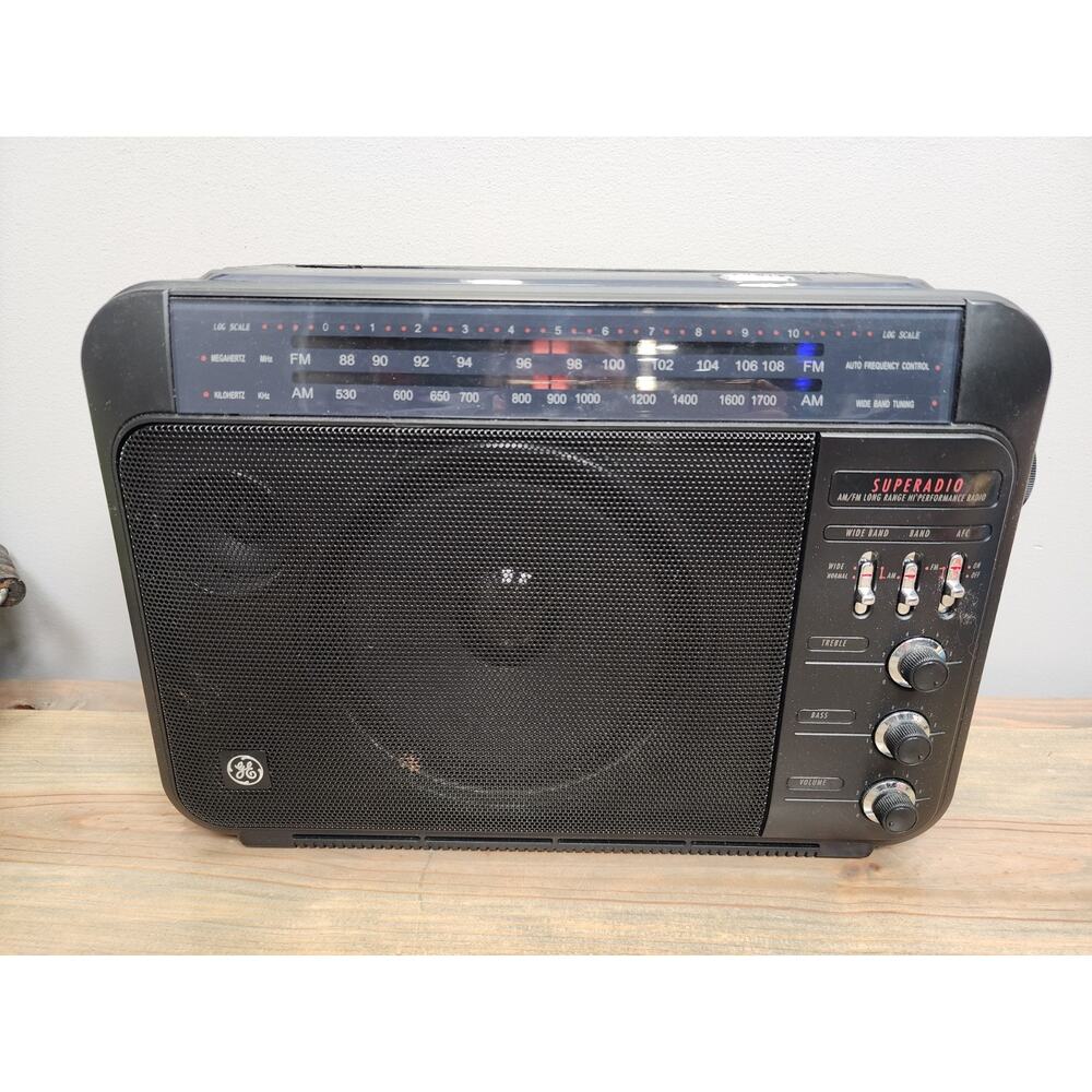 General Electric GE 7-2887B Super Radio AM/FM Long Range Tested Works Vintage